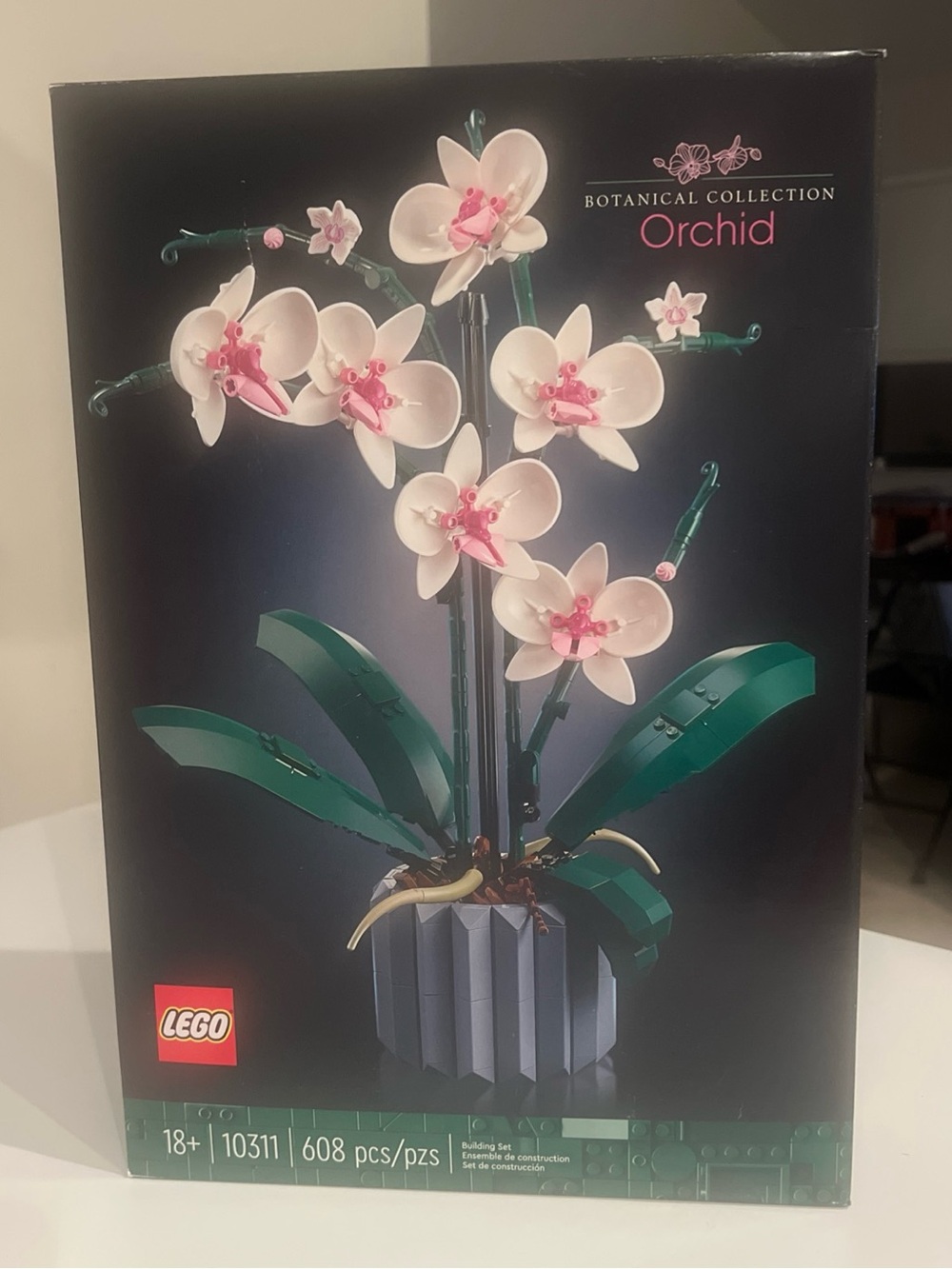 Lego Botanical Collection Orchid - White, Pink and Green 10311